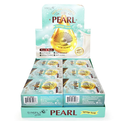 Natural Extract Pearl Sponge Soap (12 units)