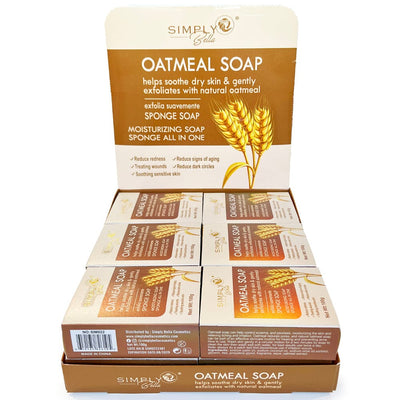 Natural Oatmeal Soap With Sponge #22 (12 units)