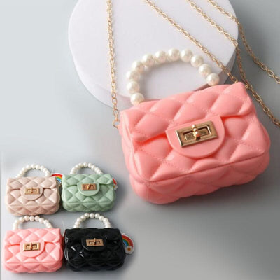 Pearl Quilted Plastic Mini Purse 1675 (12 units)