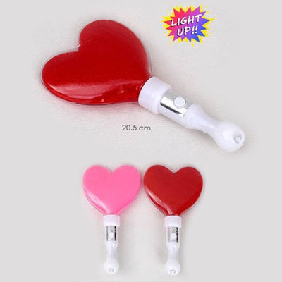 Pink And Red Heart Light Up Mini Wand Toy 2483 (12 units)