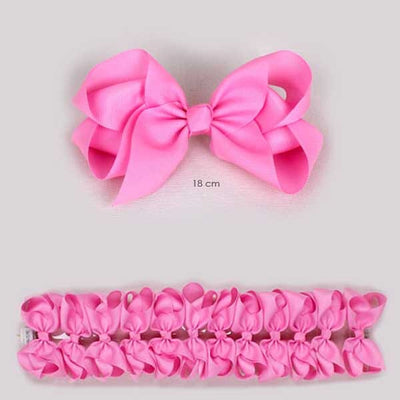 Pink Loop Hair Bow 4700-PK2 (12 units)