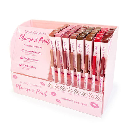 Plum & Pout Plumping Lip Liner 48PC Display Set + 8 Free Testers (1 unit)