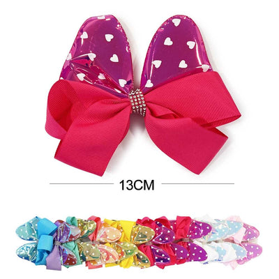 Polka Dot Kid's Hair Bow (12 units)