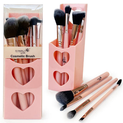 Professional Makeup Brush Set With Case - Pink (1 unit)