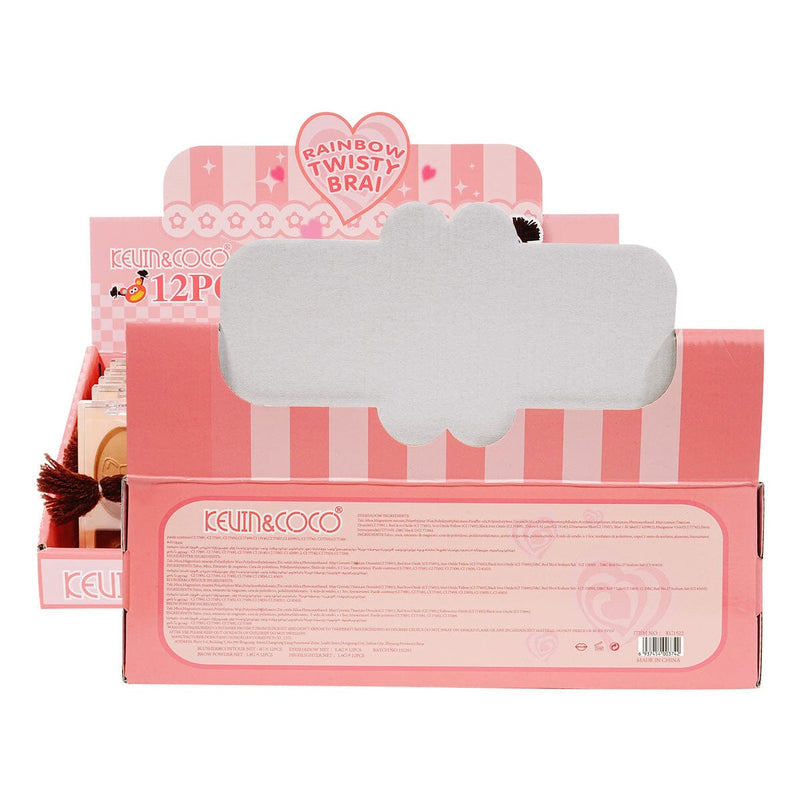 Rainbow Twist Hair & Makeup Set - Orange 6