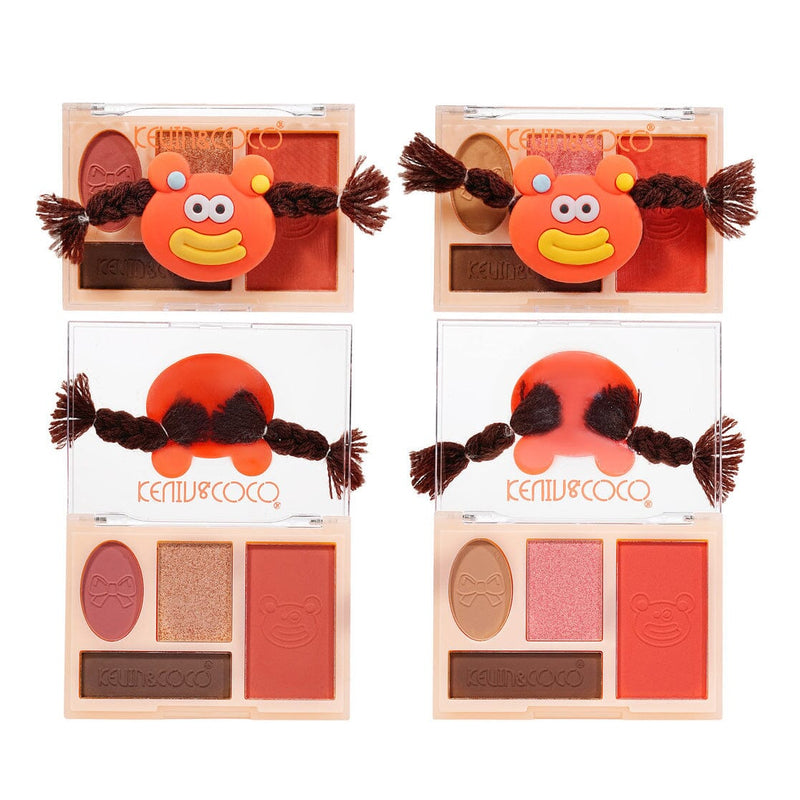 Rainbow Twist Hair & Makeup Set - Orange