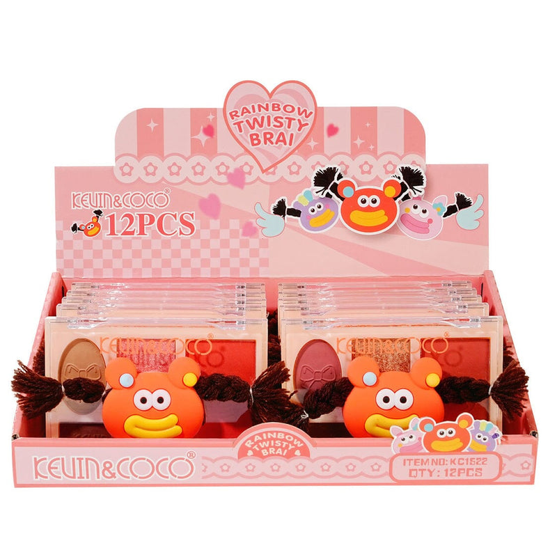 Rainbow Twist Hair & Makeup Set - Orange