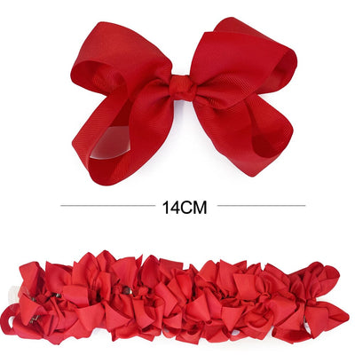 Red Solid Hair Bow 2720 (24 units)