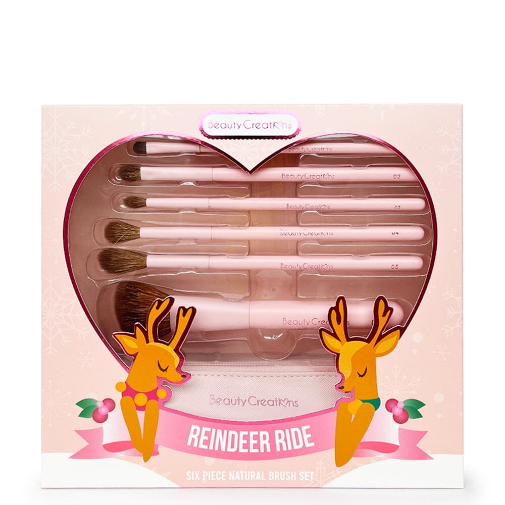 Reindeer Ride 6PC Natural Brush Set (1 unit) – MyWholesaleFashion.com