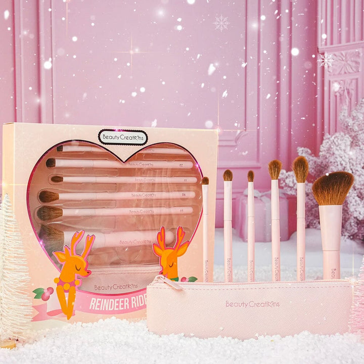 Reindeer Ride 6PC Natural Brush Set (1 unit) – MyWholesaleFashion.com
