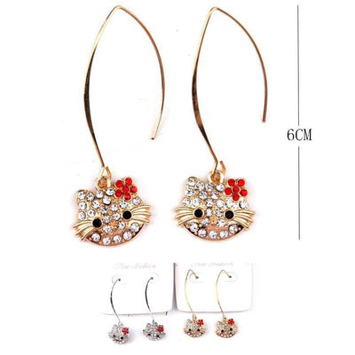 Rhinestone Dangle Earring 0748 (12 units)