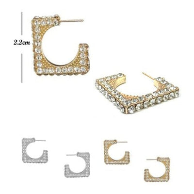 Rhinestone Earring 4075 (12 units)