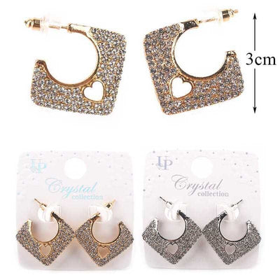 Rhinestone Earring 6968 (12 units)