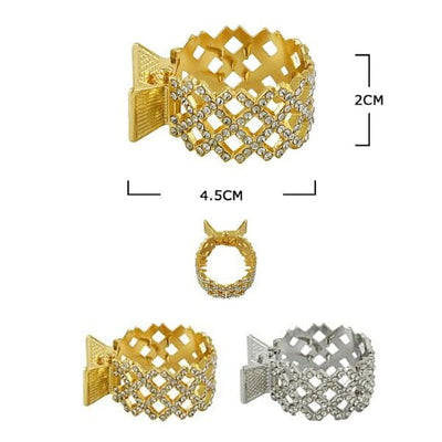 Rhinestone Hair Clip 10137GS (12 units)