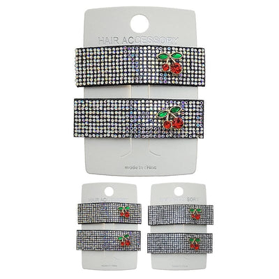 Rhinestone Hair Pin Set 49762 (12 units)