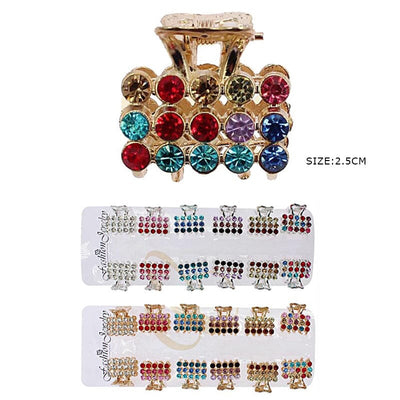 Rhinestone Mini Clip 0175GSR (24 units)