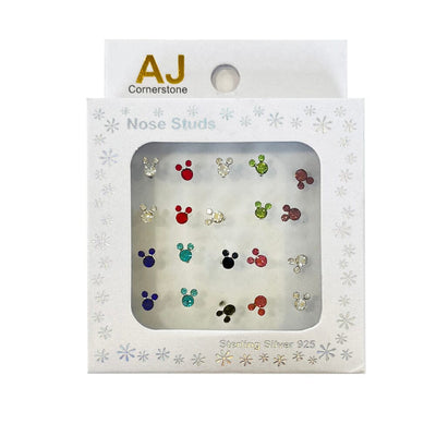 Rhinestone Studs Nose Rings 201 MIX (1 unit)