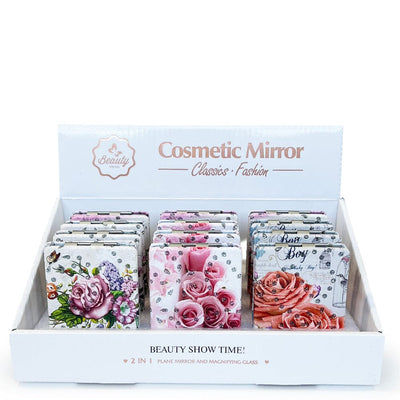 Rose Compact Mirror 10904 (12 units)