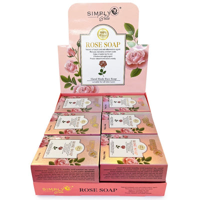 ROSE NATURAL ANTISEPTIC & ANTI- INFLAMMATORY1 00% NATURAL SOAP (12 units)