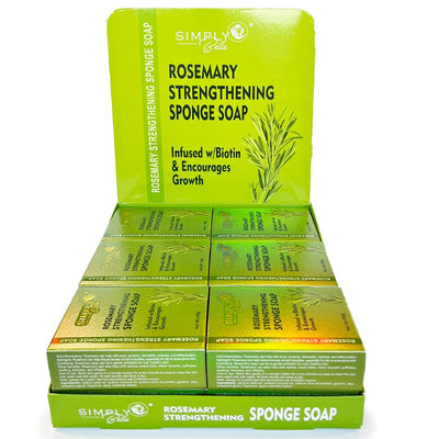 Rosemary Strengthening Soap With Sponge #17 (12 units)