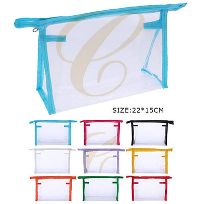 Round Clear Transparent Cosmetic Bag 0007R9 (12 units)