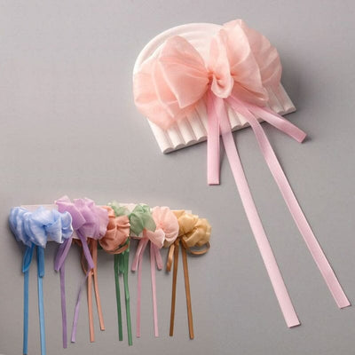 Ruffle Puffy Ribbon Bow Hair Clip 12903P (12 units)