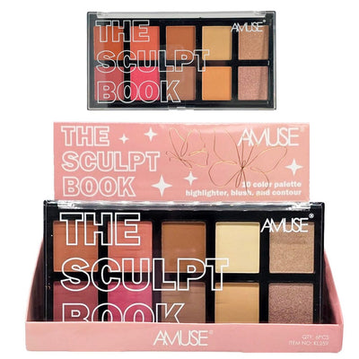 Sculpt Book Blush & Contour & Highlight (6 units)