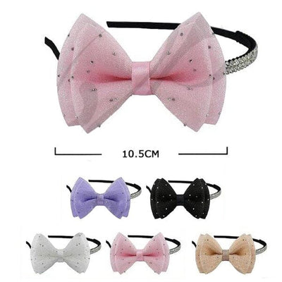 Shiny Bow Headband 51140M (12 units)