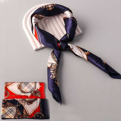 Silk Plaid Luxury Square Scarf 0124 (12 units)