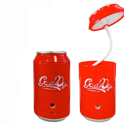 Soda Can Shaped LED Light With Pencil Sharpener - Red (1 unit)