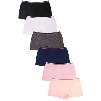 Sofra Ladies Seamless Boyshort Panty Free Size (6 units)