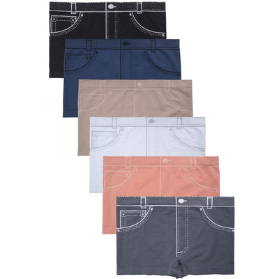 Sofra Ladies Seamless Boyshort Panty Free Size (6 units) (Copy)