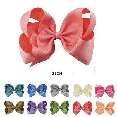 Solid Color Hair Bow 26197BN ( 12 units)