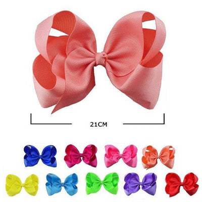 Solid Color Hair Bow 26197H1 ( 12 units)