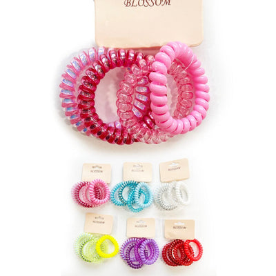 Spiral Coil Hair Tie 079PT (12 units)