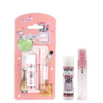Spray Perfume With Lip Balm Set 9673 (12 units)