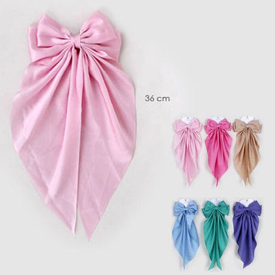 Spring Tone Long Tail Hair Bow 8469 (12 units)