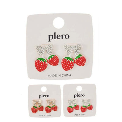 Strawberry Earrings 1090 (12 units)
