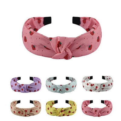 Strawberry Knot Headband 51181M (12 units)