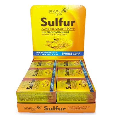 Sulfur Acne Treatment Soap With Sponge #20 (12 units)