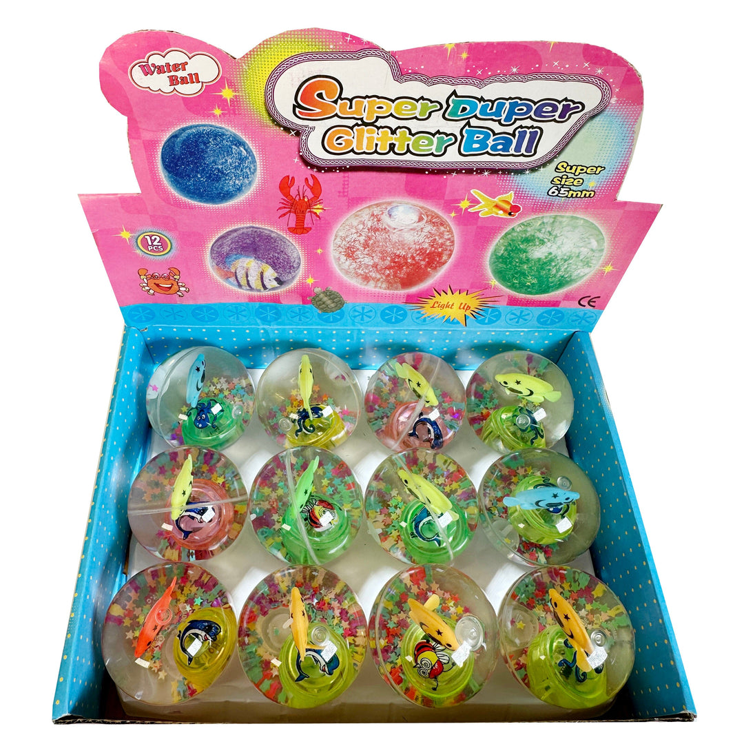 Super Duper Glitter Ball – Light Up Water Ball 997 (12 units