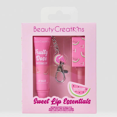 Sweet Lip Essentials Set Lip Balm Keychain - Watermelon (1 unit)