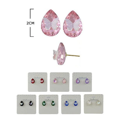 Tear Drop Shape Butterfly Earrings 30208M (12 units)