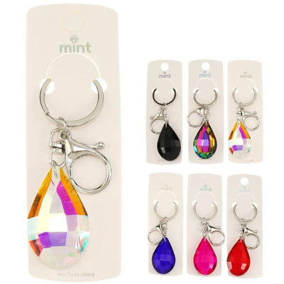 Teardrop Charm Keychain 47436 (12 units)