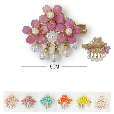 Three Flower Hair Pin 2054 (12 units)