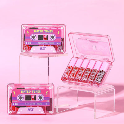 Tinted Tunes Jelly Lip Tint Cassette 6PC Set (24 units)