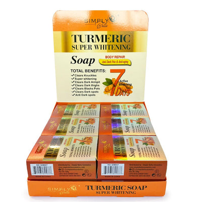 Turmetic Anti-Dark Spots & Anti-Aging 100% Natural Soap #7 (12 units)