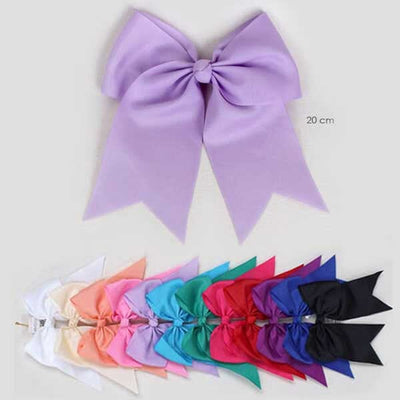 Twelve Colorful Mix Cheer Shape Hair Bow 4720-20X (12 units)