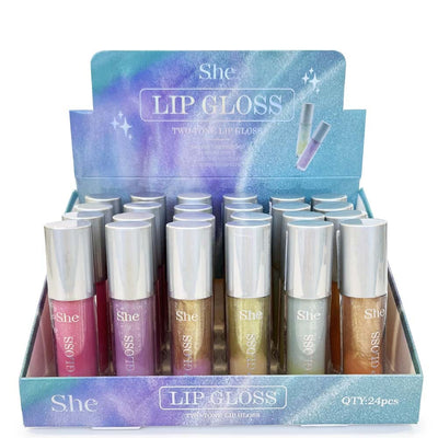 Two Tone Lip Gloss (24 units)