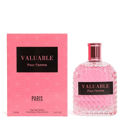 VALUABLE POUR FEMME PARIS SPRAY PERFUME EAU DE PARFUM FOR WOMEN - 100ML (3 units)